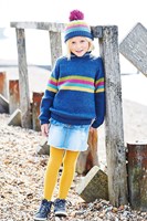 Strickanleitung Stylecraft Bellissima DK No. 9705 Mädchenpullover, Schal und Mütze-2