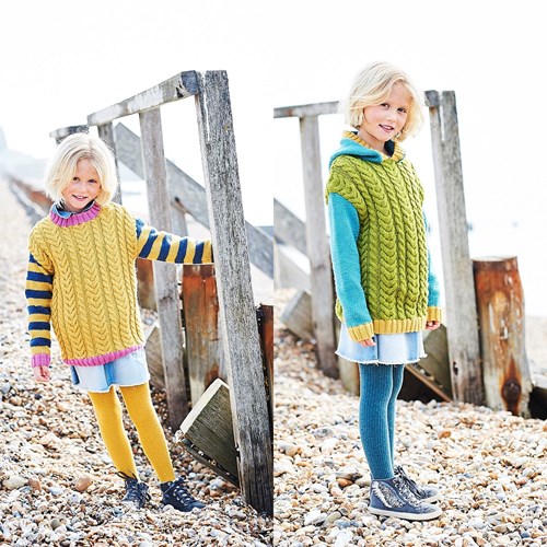 Strickanleitung Stylecraft Bellissima DK No. 9708 Mädchenpullover