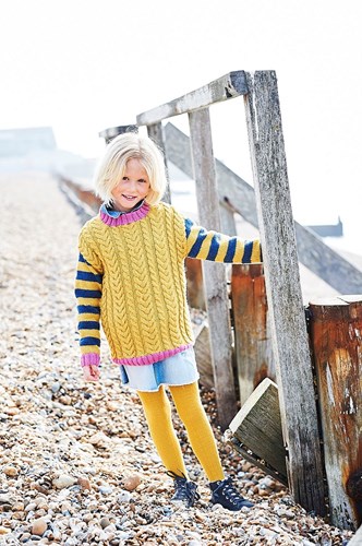 Strickanleitung Stylecraft Bellissima DK No. 9708 Mädchenpullover-2
