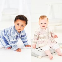 Strickanleitung Stylecraft Bambino Prints DK No. 9746 Babyjacken