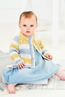 Strickanleitung Stylecraft Bambino Prints DK No. 9747 Babypullover und Jacke-3