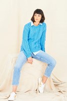 Strickanleitung Stylecraft Special Aran No. 9768 Zopfpullover-3