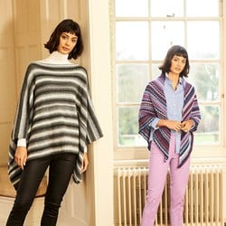 Häkelanleitung Stylecraft Cabaret DK No. 9781 Poncho und Schal