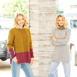 Strickanleitung Stylecraft Highland Heathers DK No. 9792 Tuniken