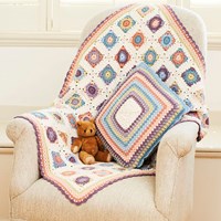 Häkelanleitung Stylecraft Naturals - Bamboo + Cotton DK No. 9804 Decke & Kissen