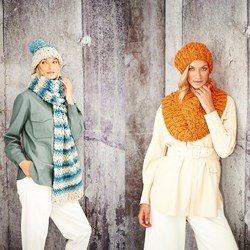Strickanleitung Stylecraft Special XL Tweed Super Chunky No. 9805 Damenaccessoires