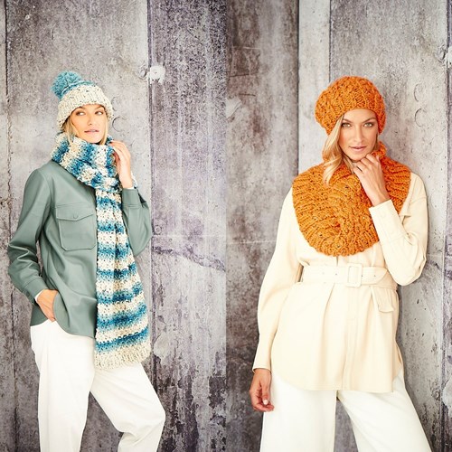 Strickanleitung Stylecraft Special XL Tweed Super Chunky No. 9805 Damenaccessoires