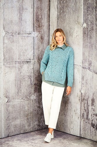 Strickanleitung Stylecraft Special XL Tweed Super Chunky No. 9806 Pullover und Jacke-2