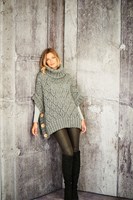 Strickanleitung Stylecraft Special XL Tweed Super Chunky No. 9807 Poncho und Pullover-2