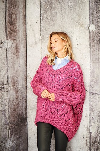 Strickanleitung Stylecraft Special XL Tweed Super Chunky No. 9807 Poncho und Pullover-3