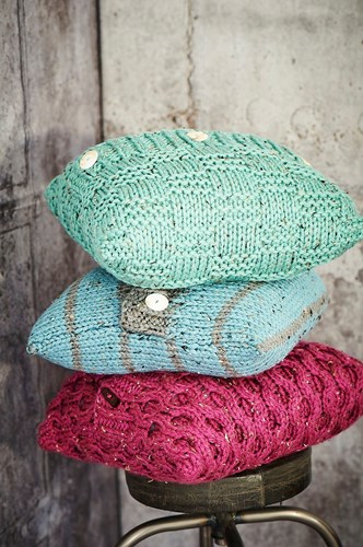 Strickanleitung Stylecraft Special XL Tweed Super Chunky No. 9811 Decke und Kissen-3
