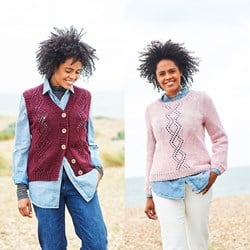Strickanleitung Stylecraft Softie Chunky No. 9813 Weste und Pullover