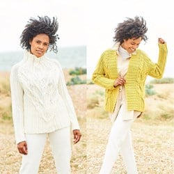 Strickanleitung Stylecraft Softie Chunky No. 9814 Pullover und Jacke
