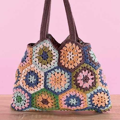 Häkelanleitung Catania Granny Square Tasche