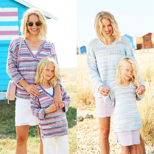 Strickanleitung Stylecraft You & Me DK No. 9823 Pullover