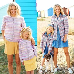Strickanleitung Stylecraft You & Me DK No. 9824 Pullover und Jacke