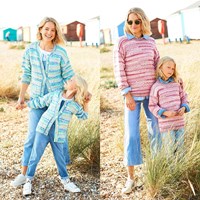 Strickanleitung Stylecraft You & Me DK No. 9825 Pullover und Jacke