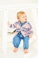 Strickanleitung Stylecraft Bambino Prints DK No. 9843 Babyjacke und Pullover-2