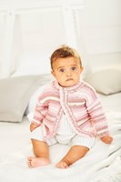 Strickanleitung Stylecraft Bambino Prints DK No. 9846 Babyjacke und Pullover-3