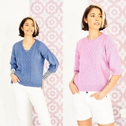 Strickanleitung Stylecraft Bellissima DK No. 9851 Pullover
