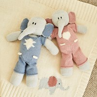Strickanleitung Stylecraft Bellissima DK No. 9854 Adam & Astrid Elefant und Decke-2