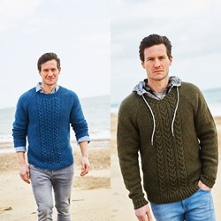 Strickanleitung Stylecraft Highland Heathers DK No. 9867 Herrenpullover