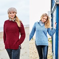 Strickanleitung Stylecraft Highland Heathers Aran No. 9873 Pullover