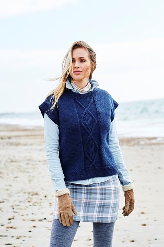 Strickanleitung Stylecraft Highland Heathers Aran No. 9874 Pullover und Pullunder-3
