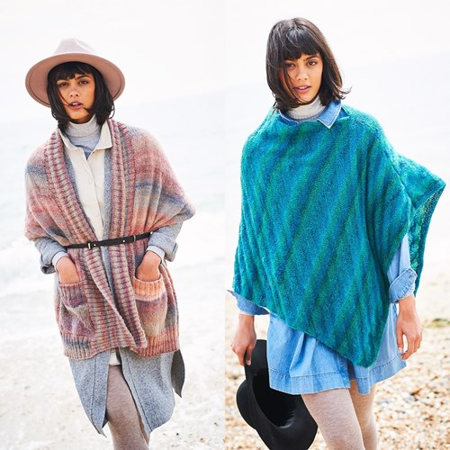 Strickanleitung  Stylecraft Charm No. 9879 Poncho's