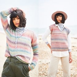 Strickanleitung  Stylecraft Charm No. 9881 Pullover und Top