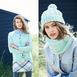 Strickanleitung Stylecraft Special Aran With Wool No. 9894 Jacke, Loop und Mütze