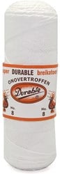 Durable Häkelgarn Nr. 8 09 Weiss