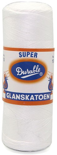Durable Glanzbaumwolle Nr. 10 09 Weiss