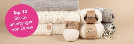 Top 10 kostenlose Strickanleitungen von Drops für den Winter