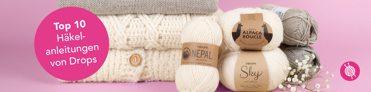 10x die besten Drops Häkelanleitungen für Frauen im Winter