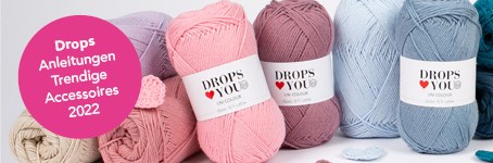 8x gratis Drops Häkel- und Strickanleitungen für tolle Accessoires für junge 