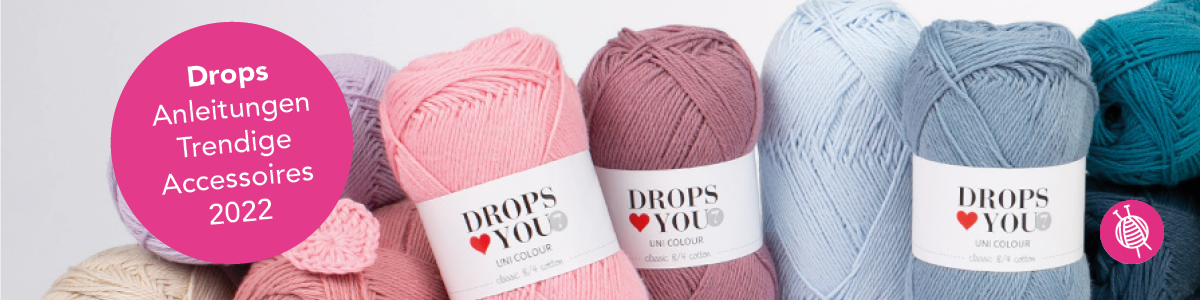 8x gratis Drops Häkel- und Strickanleitungen für tolle Accessoires für junge 