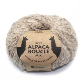 Drops Alpaca Bouclé Mix 2020 Hellbeige-2