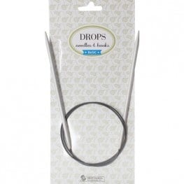 Drops Basic Rundstricknadel Aluminium 80cm 3,0mm