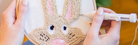 Punchen Sie einen Osterhasen mit unserer kostenlosen Punch Anleitung 