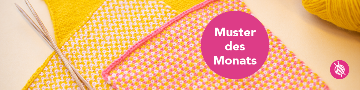 Muster des Monats – Leinenstich stricken