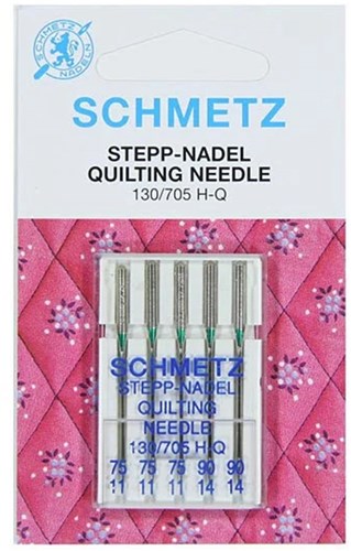 Schmetz Quilting Nadeln Dicke 75/90 - 1x5 Nadeln auf Karte