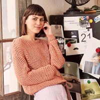 Brigitte No. 4 Ajourpullover Strickpaket