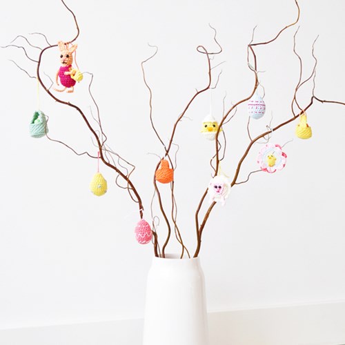 Häkelanleitung Anhänger Ostern