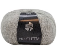 Nuvoletta Poncho Strickpaket 1 Light grey 36/42-2