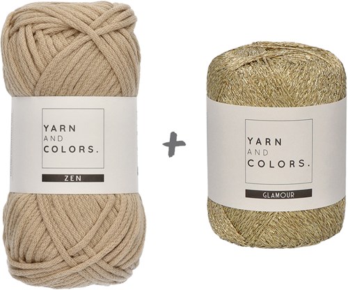 Yarn and Colors Knot a Scarf Strickpaket 1 Limestone-2