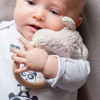 Häkelanleitung Babyrassel Schaf-2