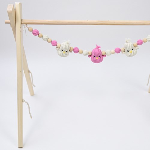Go Handmade Häkelanleitung + Zubehör Kinderwagenkette Vogel