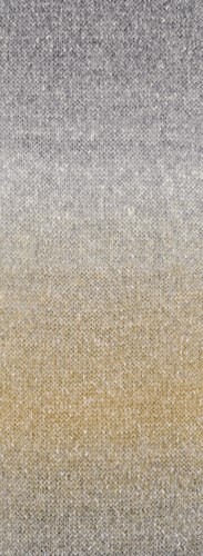 Lana Grossa Amoroso 001 Grège / green beige / light gray / sand yellow-3