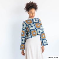 Häkelanleitung Katia Instagranny Pullover, Decke und Schal